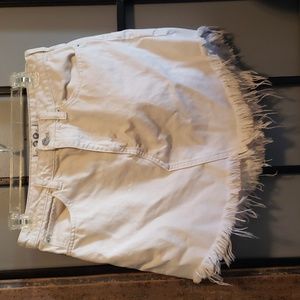 we the free jean skirt